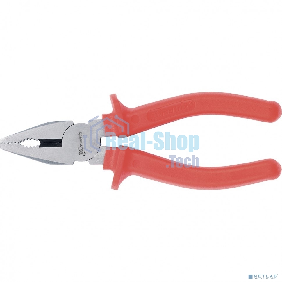 Плоскогубцы Matrix Econom, 200 мм, шлифованные, пластмассовые рукоятки