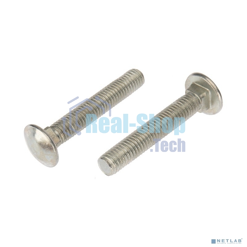 Болт мебельный Kranz DIN 603, 10х60, короб (15 шт./уп.)