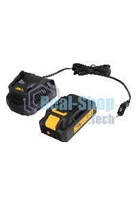 Портативная аккумуляторная газонокосилка Denzel CLM-22, Li-ion, 20В, 220 мм