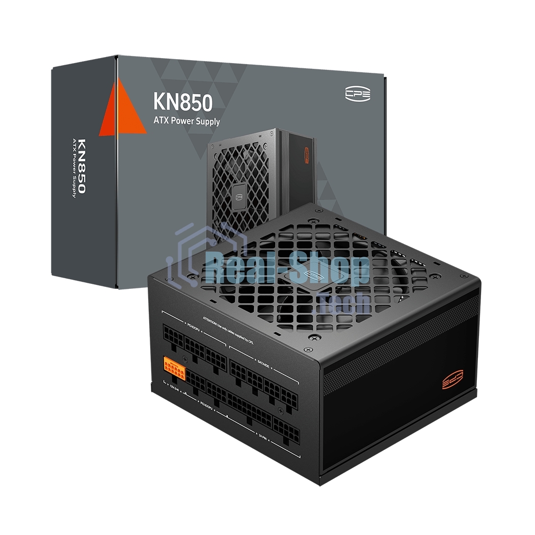 Блок питания ПК/Power Supply PCCooler, 850W 80 PLUS Gold (ATX, 3.1, Full modular, 1x24(20+4)pin, 2xCPU 8(4+4)pin, 3xPCIe*2 8(6+2)pin, 1x12VHPWR, 7xSATA*3, 2xMOLEX4pin, Active, 120x120мм, 140x150x86мм, APFC, OVP/UVP/SCP/OPP/OCP/OTP/SPD, black)