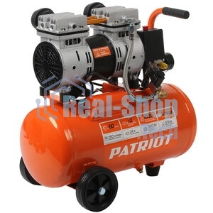 Компрессор поршневой безмасляный Patriot WO 24-260S, 260 л/мин, 8 бар, 1500 Вт, 24 л, быстросъемный 1/4