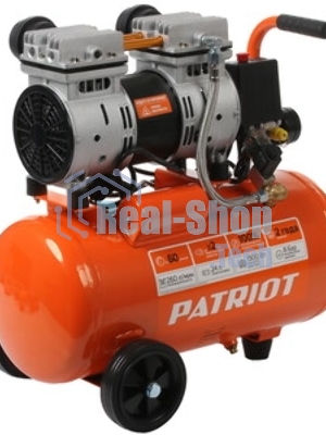 Компрессор поршневой безмасляный Patriot WO 24-260S, 260 л/мин, 8 бар, 1500 Вт, 24 л, быстросъемный 1/4