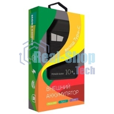 Портативный аккумулятор MORE CHOICE (4620202552532) PB19-10 черный - 10000mAh 2USB