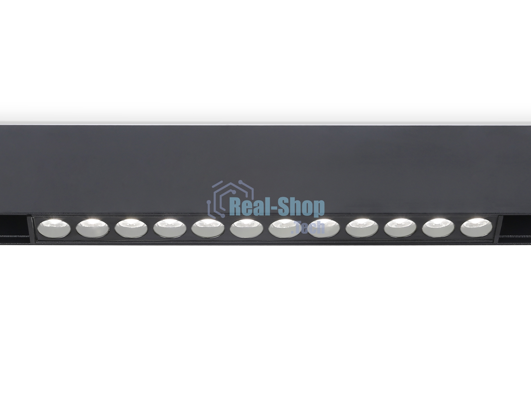 Светильник трековый светодиодный GL4024 BK черный IP20 12W 4200K 48V 24° 220*22*45