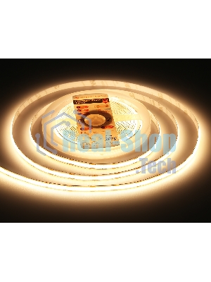 Светодиодная лента Ambrella light GS2601 COB 320Led/ 10W m/ 12V IP20 3000K/ 5000*8*1.54mm (2 конт.)