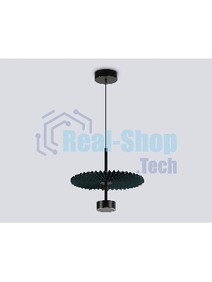 Светильник Ambrella light LH72605 BK/DB черный/синий 6W 3000K D300*260-1770