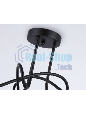 Светильник Ambrella light TR80415/3 BK/GD черный/золото E27/3 max 60W D670*370