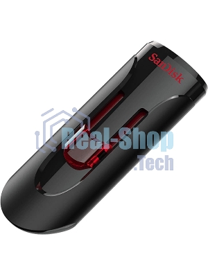 Флешка USB Sandisk CZ600 Cruzer Glide (SDCZ600-032G-G35), 32Gb, USB 3.0, R/W 100/20, черный