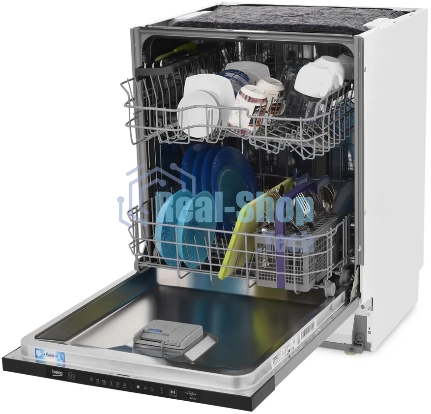 Встраиваемая посудомоечная машина Beko BDIN16420, белый, 59.8 см, 14 компл., 48 дБ, класс A