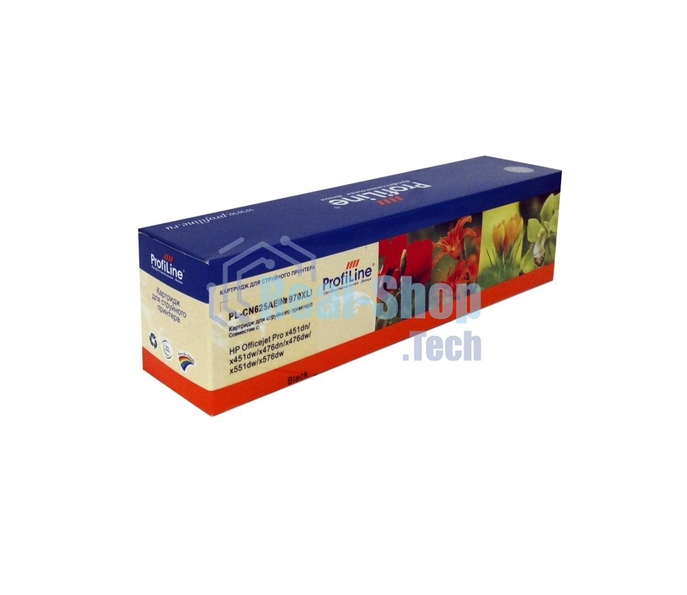 Картридж струйный ProfiLine PL-CN625AE №970XL для принтеров HP Officejet Pro X451dw/X476dw/X551dw/X576dw Black пигмент