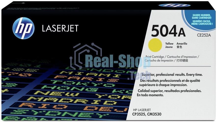 Картридж лазерный HP CE252A желтый для CLJ CM3530/CP3525 7000 стр.