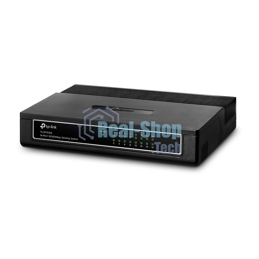 Коммутатор TP-Link SMB TL-SF1016D Коммутатор 16-port 10/100M Desktop Switch, 16 10/100M RJ45 ports, Plastic case