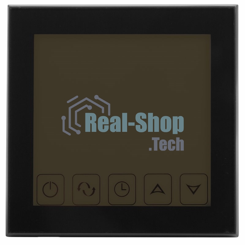 Терморегулятор сенсорный с автоматическим программированием Rexant, R200B, черный