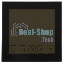 Терморегулятор сенсорный с автоматическим программированием Rexant, R200B, черный