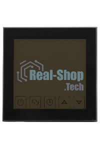 Терморегулятор сенсорный с автоматическим программированием Rexant, R200B, черный