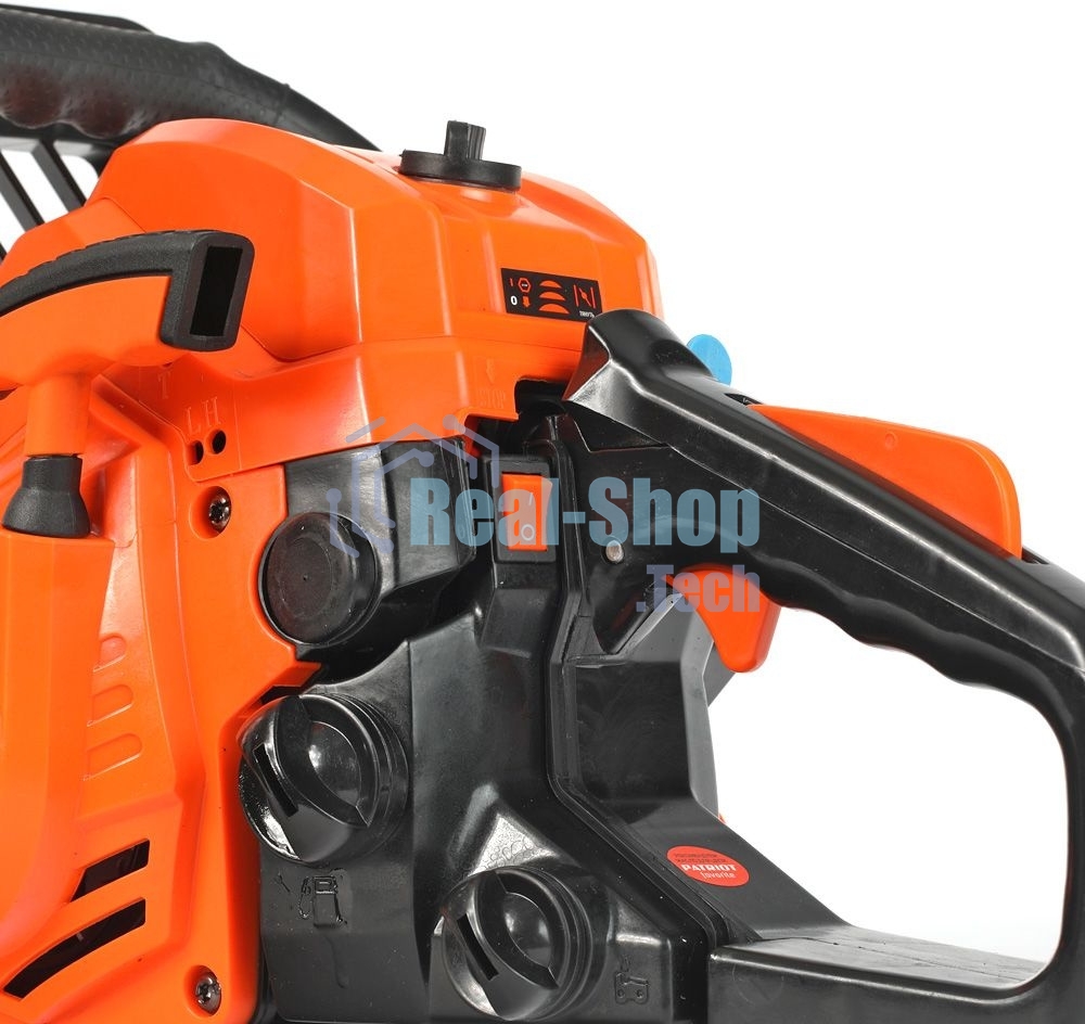 Пила цепная бензиновая PATRIOT PT 385, 38cc, 2.0л.с., шина 14