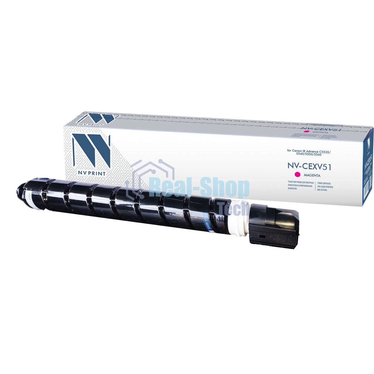 Картридж лазерный NVPrint совместимый NV-C-EXV51 Magenta для Canon IR Advance C5535/5540/5550/5560 (60000k)