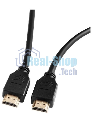 Кабель аудио-видео Ultra HD HDMI (m)/HDMI (m) 2м. позолоченные контакты черный
