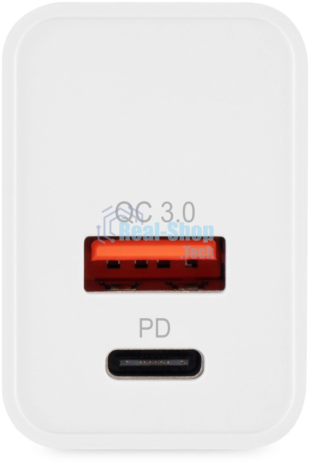 Сетевое зарядное устройство Digma DGW2D 20W 3A+1A (PD+QC) USB-C/USB-A универсальное белый