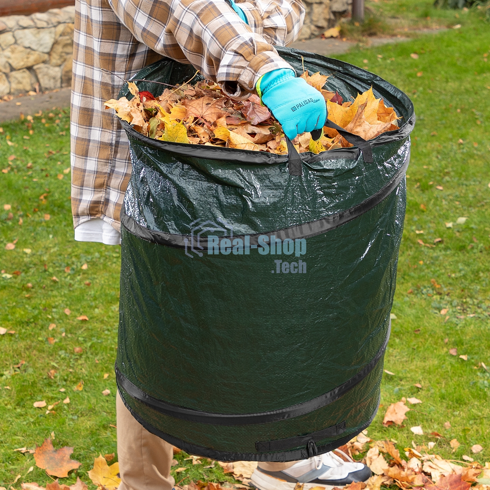 Контейнер садовый с ручками Palisad 160 л, складной