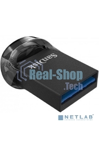 Флешка USB Sandisk CZ430 ULTRA FIT (SDCZ430-256G-G46), 256Gb, USB 3.1, R/W 130/40, черный