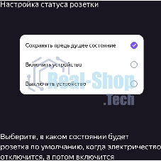 Умная розетка Яндекс YNDX-00540WHT белый