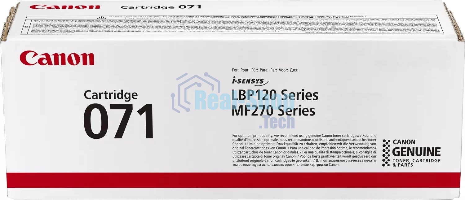 Картридж лазерный Canon 071 5645C002 черный (1200 стр.) для Canon i-SENSYS LBP122dw/MF272dw/MF275dw