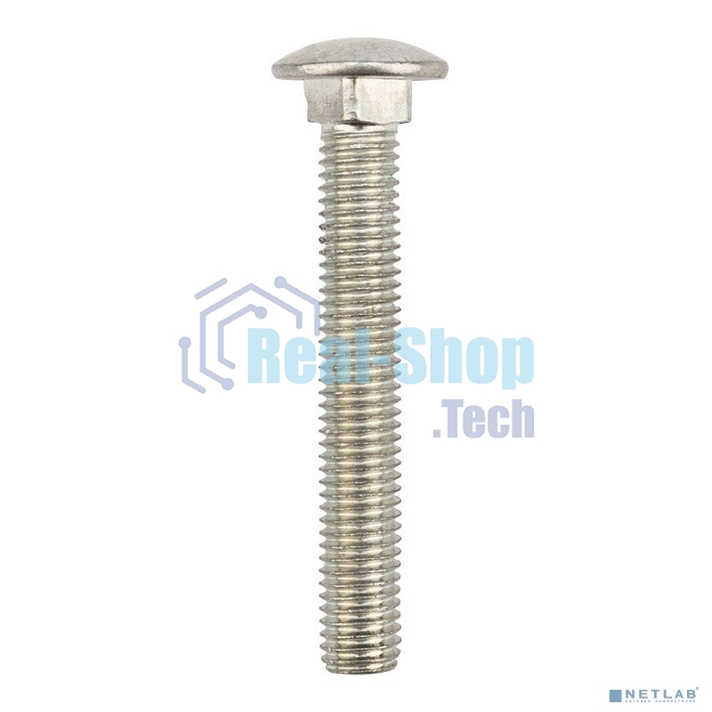 Болт мебельный Kranz DIN 603, 10х70, короб (15 шт./уп.)