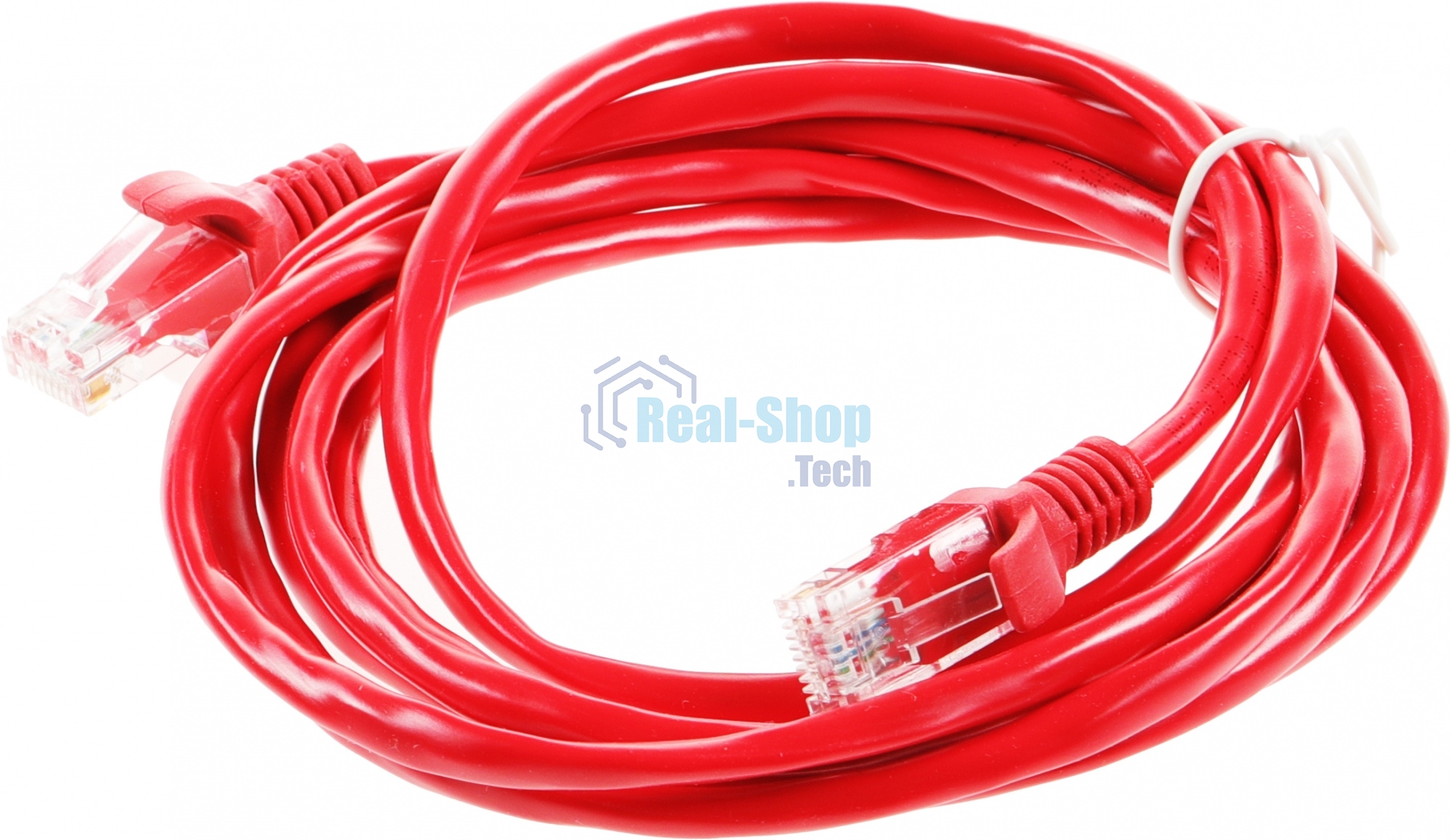 Патч-корд UTP Cablexpert cat.5e, 2м, литой, многожильный, красный