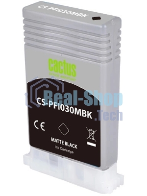 Картридж струйный Cactus CS-PFI030MBK PFI-030MBK черный матовый (55мл) для Canon imagePROGRAF TA-20/30