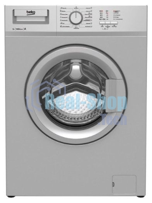 Стиральная машина Beko WRS 55P1 BSS 7320510018 серебристый, загрузка фронтальная 5 кг, 1000 об/мин., класс: А