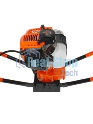 Мотобур Carver AG-43/000 бытовой 2-х такт. 1250Вт 1.7л.с. 43см3 6500об/мин