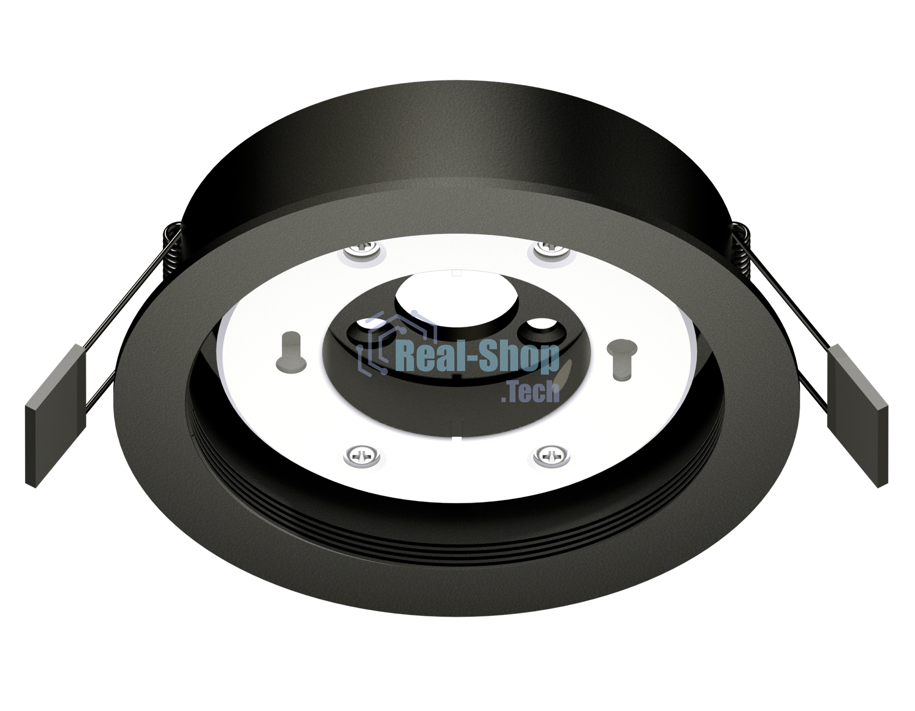 Корпус светильника C8051 SBK черный песок D110*H40mm Out2mm GX53