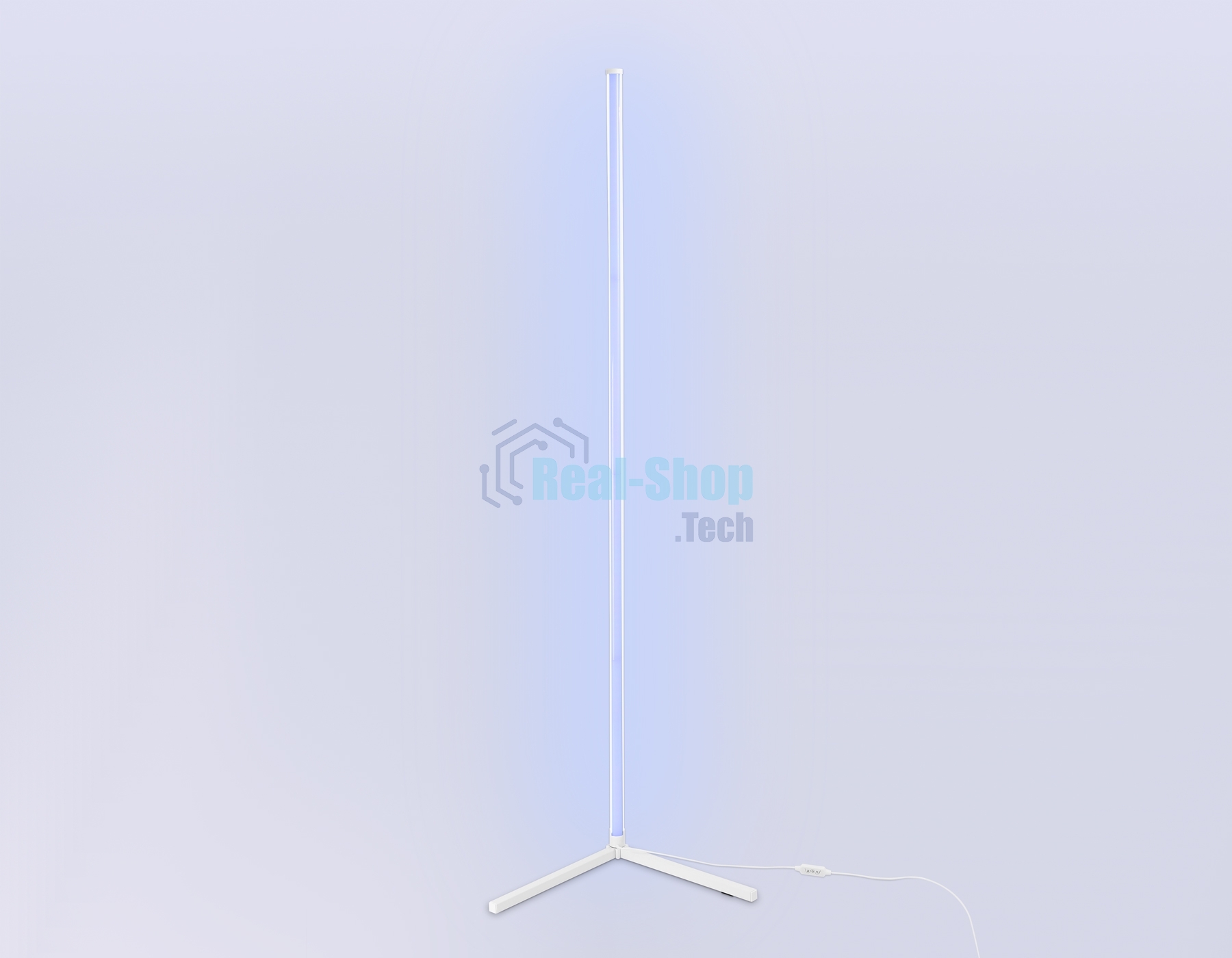 Светильник Ambrella light FL8025 WH белый LED 20W RGB D32*1650 (ПДУ РАДИО 2.4G)