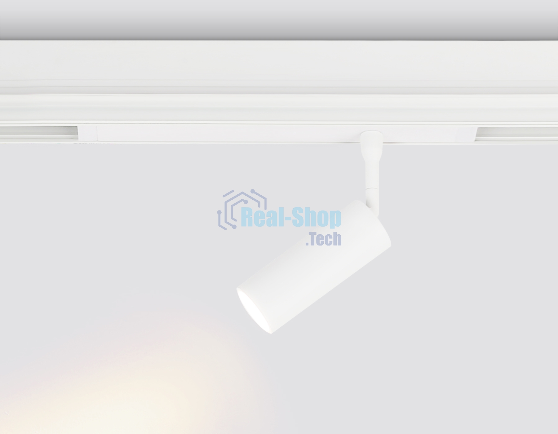 Управляемый светодиодный светильник для шинопровода Magnetic Ambrella light GL1201 WH белый IP20 7W 3000K-6400K 220V 36° D35*80 (Без ПДУ)
