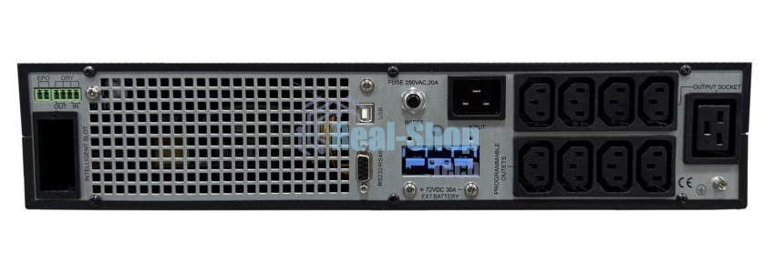Источник бесперебойного питания Systeme Electric Smart-Save Online SRTSE/1000 ВА/1000 Вт/8x IEC320 C13 + 1 Schuko