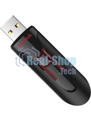 Флешка USB Sandisk CZ600 Cruzer Glide (SDCZ600-032G-G35), 32Gb, USB 3.0, R/W 100/20, черный