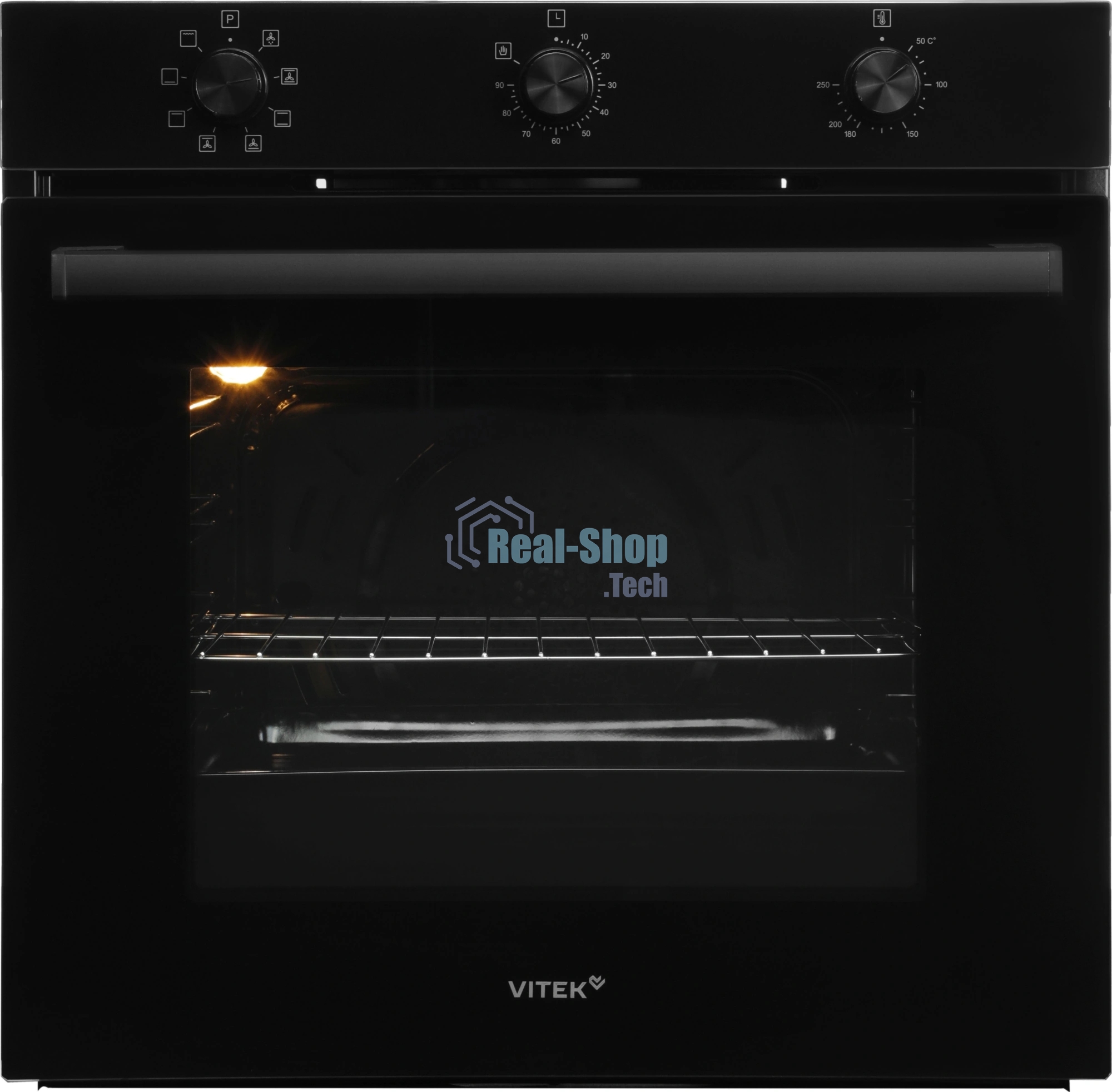 Духовой шкаф Электрический Vitek VEO 6380 BG стекло черное
