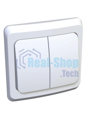 Выключатель 2-кл. СП Этюд 10А IP20 с индик. белый SchE BC10-006B