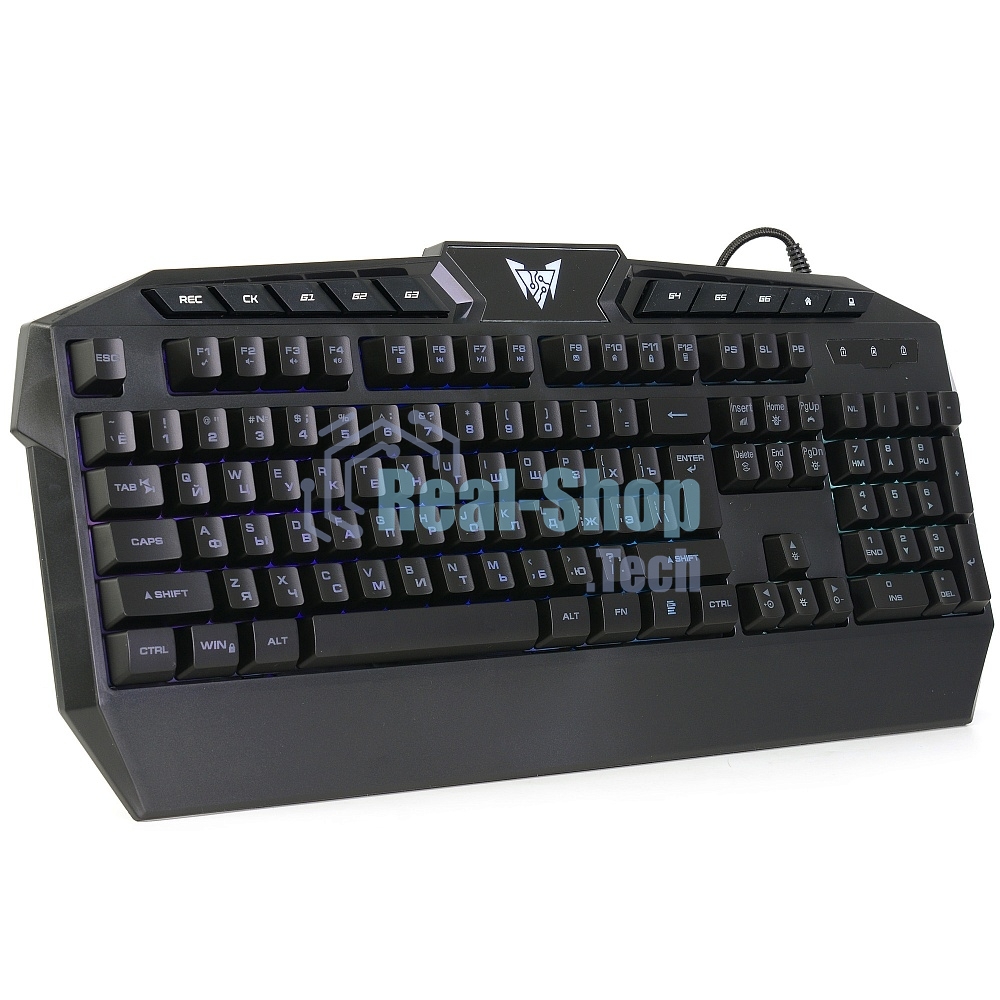 Клавиатура проводная CROWN CMGK-404, USB, черный