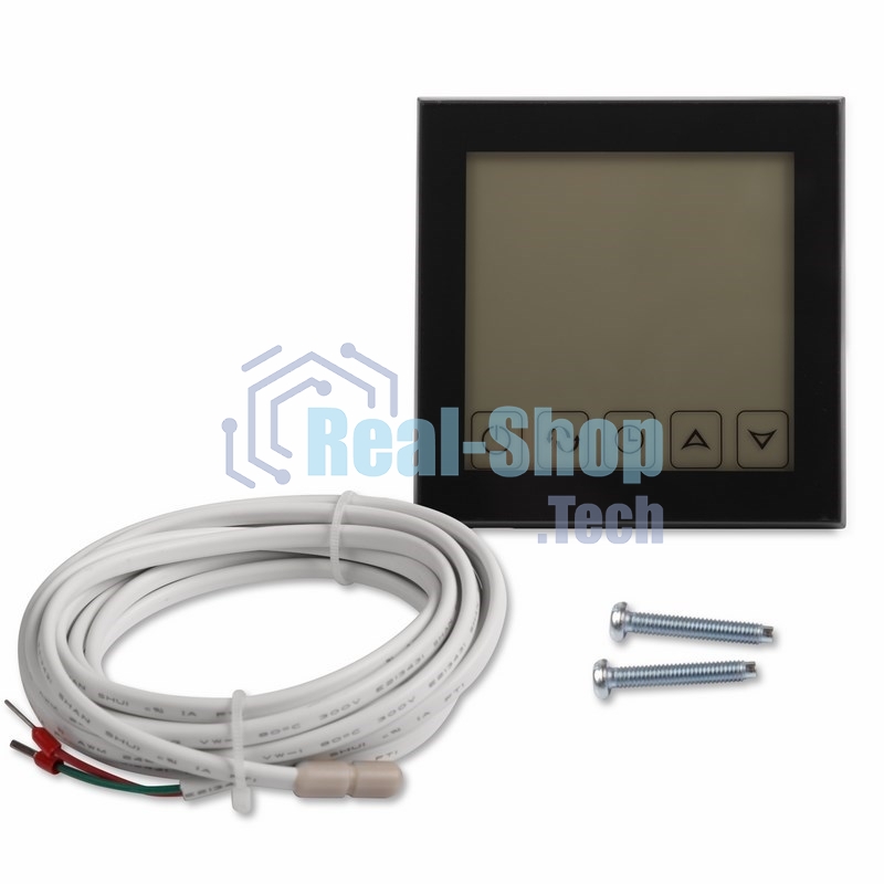 Терморегулятор сенсорный с автоматическим программированием Rexant, R200B, черный