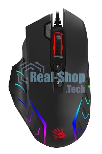 Мышь проводная A4Tech Bloody J95s черный, 8000 dpi, USB, кнопки - 9