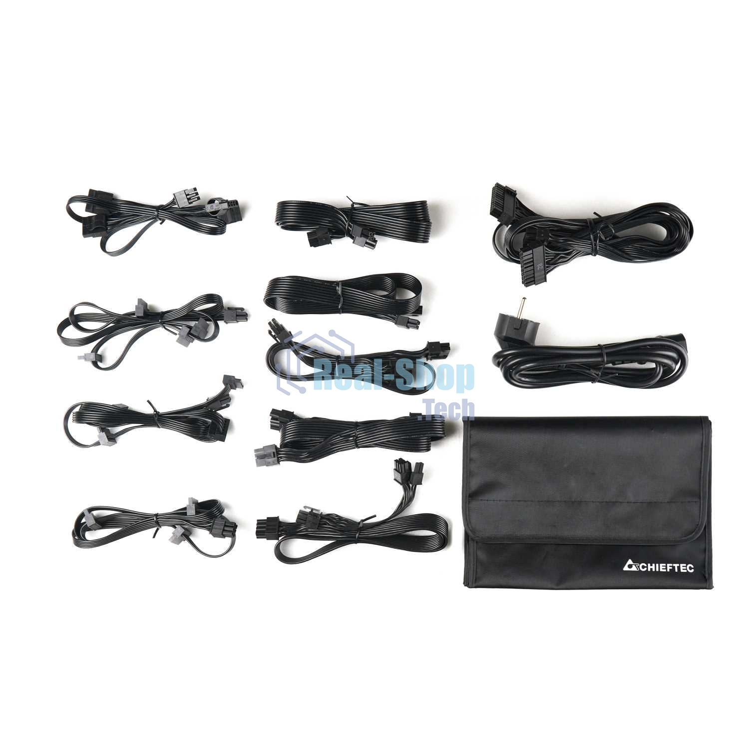 Блок питания Chieftec Polaris PPS-850FC, 850Вт, 80 PLUS Gold, 120мм, модульный, черный