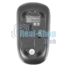 Комплект клавиатура + мышь Оклик 300M клав:серый мышь:серый/черный USB беспроводная slim