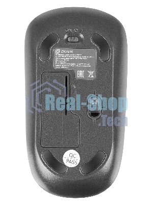 Комплект клавиатура+мышь Oklick 300M беспроводной, USB, 1600 DPI, серый/чёрный
