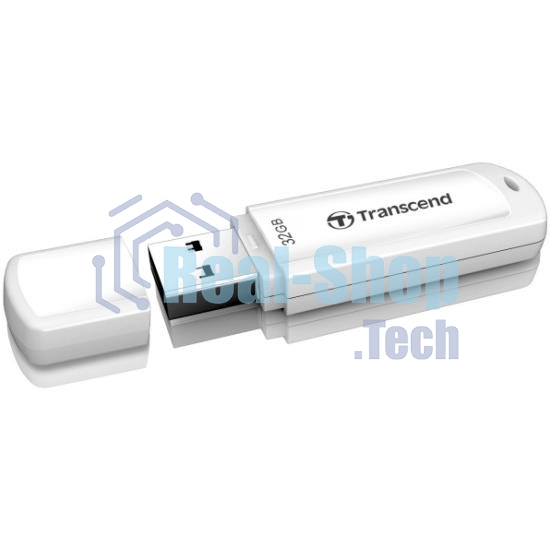 Флешка USB Transcend Jetflash 730 (TS32GJF730), 32Gb, USB 3.0, R/W 70/18, белый