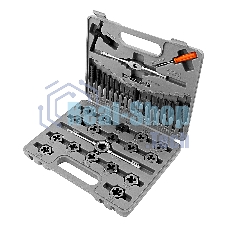 Набор метчиков и плашек Sparta м3-м12 40 предметов в пластиковом кейсе