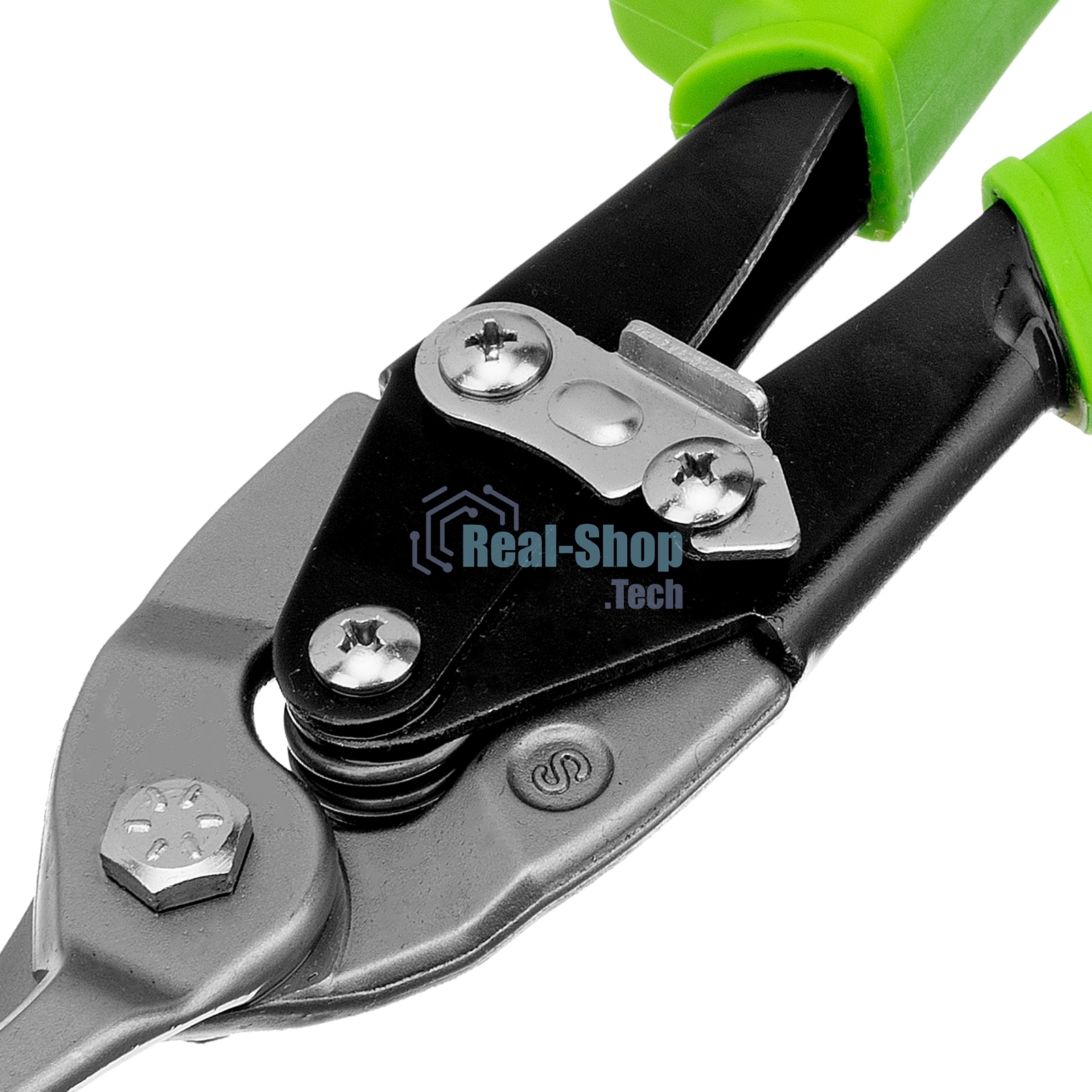 Ножницы по металлу Сибртех, 250 мм, прямой рез, сталь С55,двухкомпонентные рукоятки