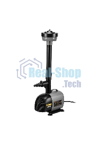 Насос фонтанный Denzel FNP110-34, 112 Вт, подъем 3,4 м, 3400 л/ч, колокольчик/каскад/гейзер