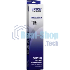Картридж ленточный Epson C13S015086BA черный для FX-2170/2180 LQ-2180/2170/2070/2080